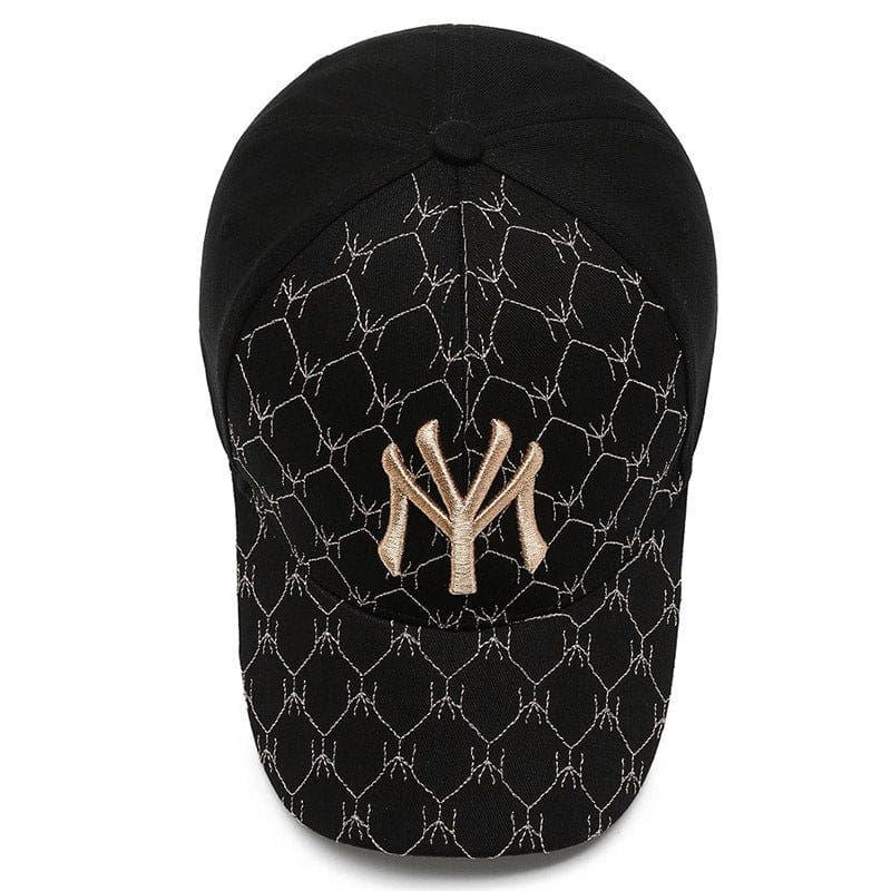 casual adjustable cotton breathable embroidery fashion sports baseball cap for men