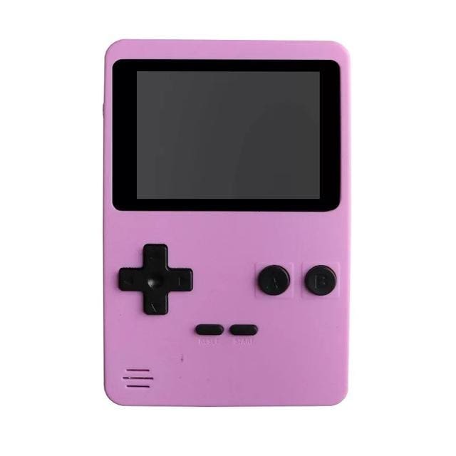 classic game with 200 games 2.8 inch 8-bit pvp portable console pink