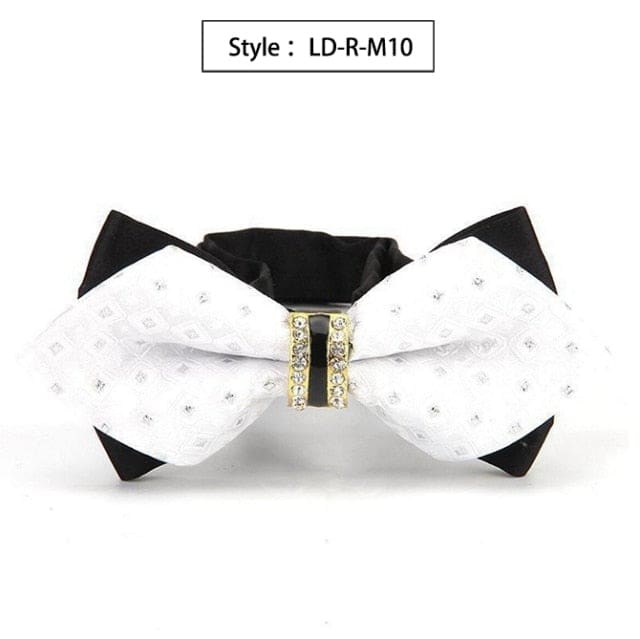 colorful plaid cravat fashion butterfly luxurious bow ties for men ld-r-m10