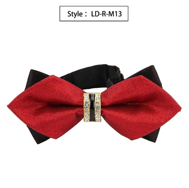 colorful plaid cravat fashion butterfly luxurious bow ties for men ld-r-m13