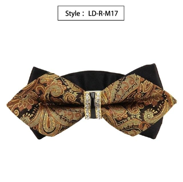colorful plaid cravat fashion butterfly luxurious bow ties for men ld-r-m17