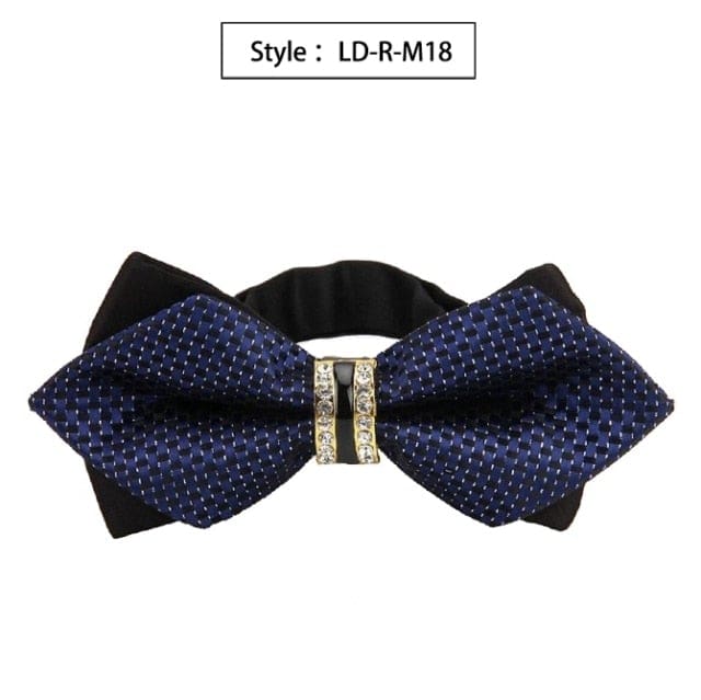 colorful plaid cravat fashion butterfly luxurious bow ties for men ld-r-m18