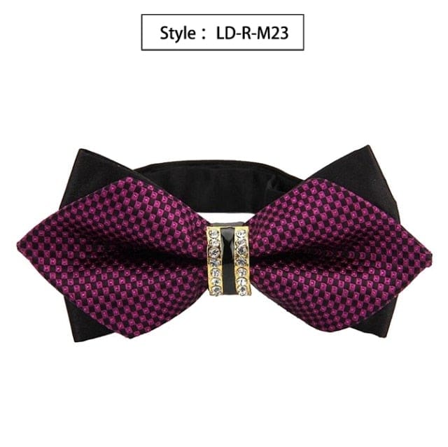 colorful plaid cravat fashion butterfly luxurious bow ties for men ld-r-m23