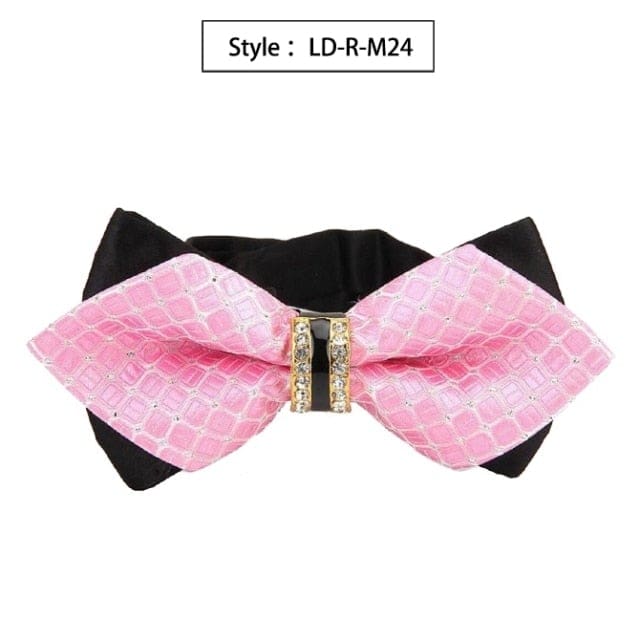 colorful plaid cravat fashion butterfly luxurious bow ties for men ld-r-m24