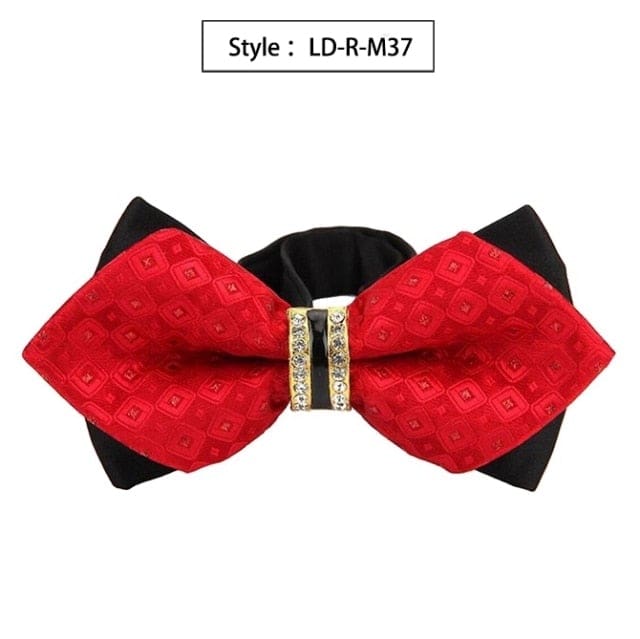 colorful plaid cravat fashion butterfly luxurious bow ties for men ld-r-m37