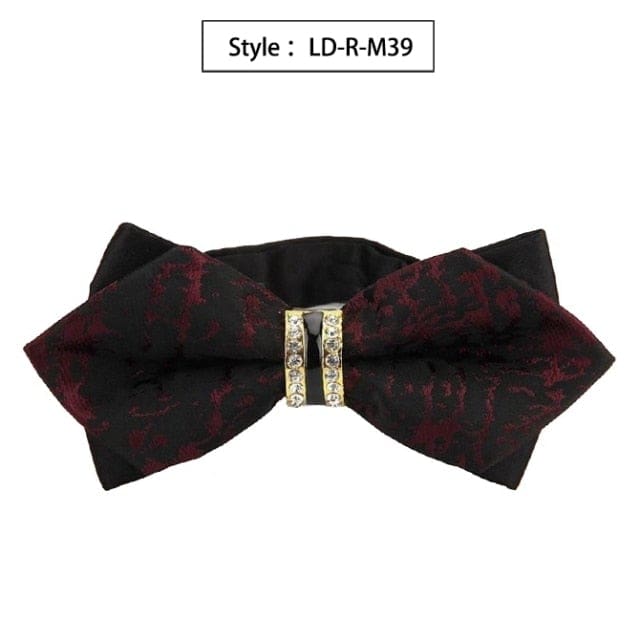 colorful plaid cravat fashion butterfly luxurious bow ties for men ld-r-m39