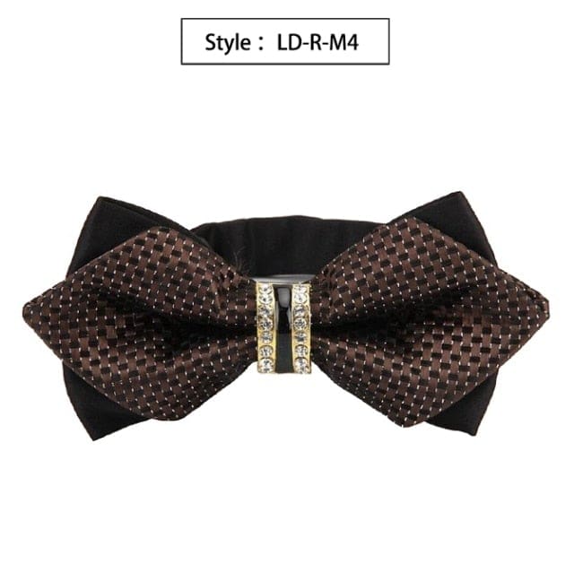 colorful plaid cravat fashion butterfly luxurious bow ties for men ld-r-m4