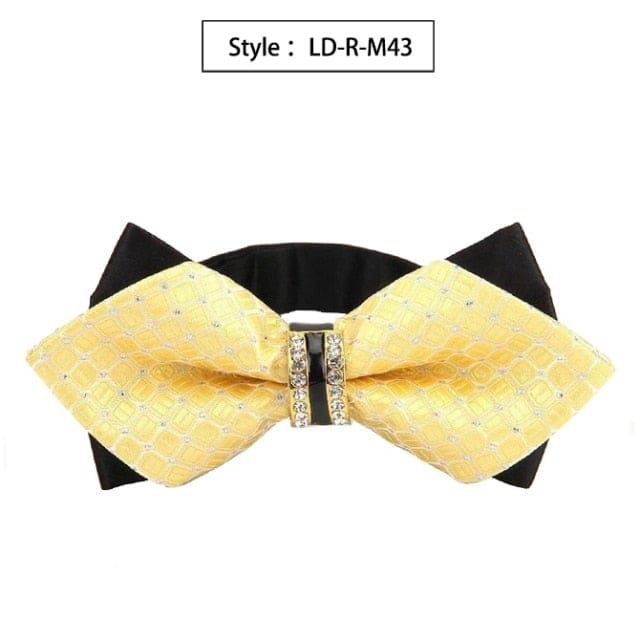 colorful plaid cravat fashion butterfly luxurious bow ties for men ld-r-m43