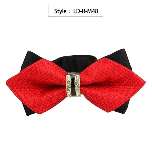 colorful plaid cravat fashion butterfly luxurious bow ties for men ld-r-m48