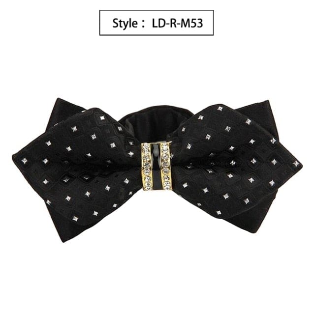 colorful plaid cravat fashion butterfly luxurious bow ties for men ld-r-m53
