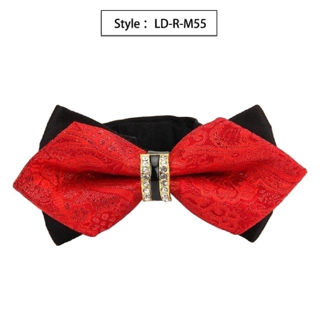 colorful plaid cravat fashion butterfly luxurious bow ties for men ld-r-m55