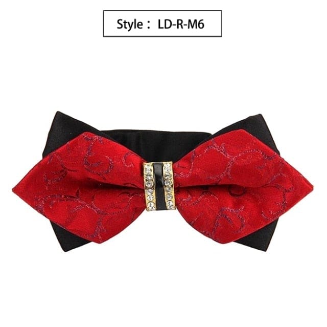 colorful plaid cravat fashion butterfly luxurious bow ties for men ld-r-m6