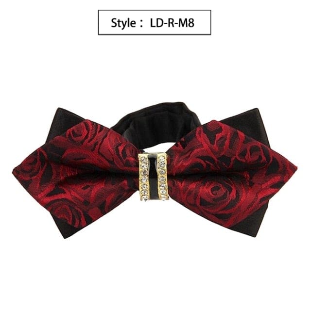colorful plaid cravat fashion butterfly luxurious bow ties for men ld-r-m8