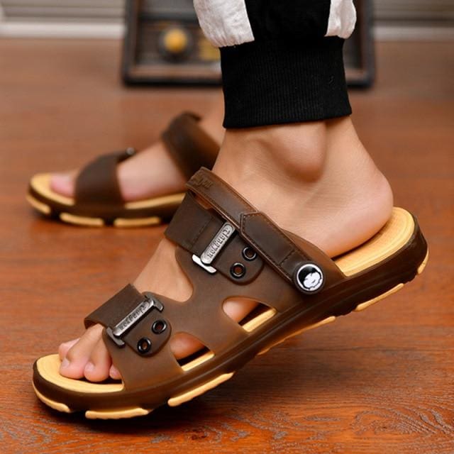 cool outdoor anti skid summer beach casual durable men sandal