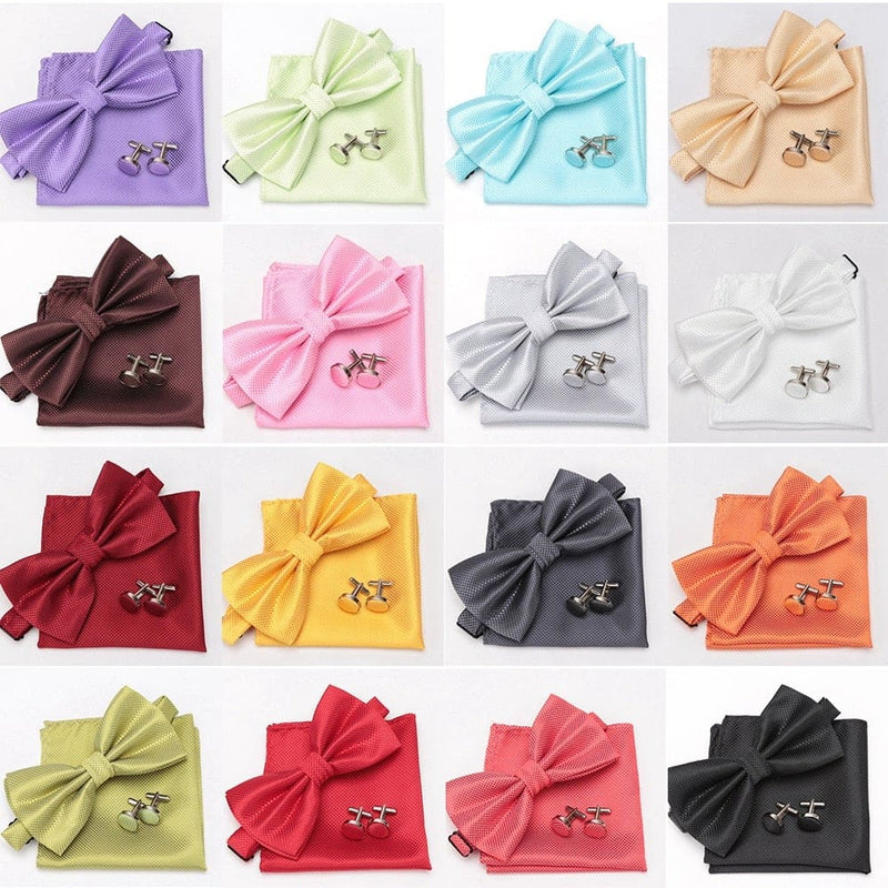 cravat cufflinks fashion butterfly party bow ties