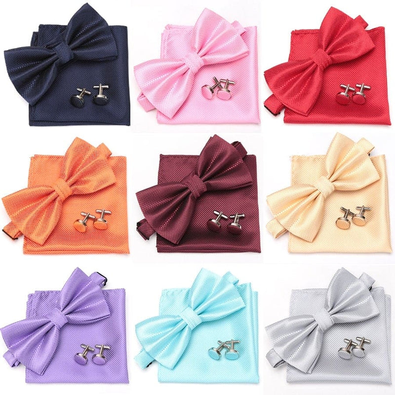 cravat cufflinks fashion butterfly party bow ties