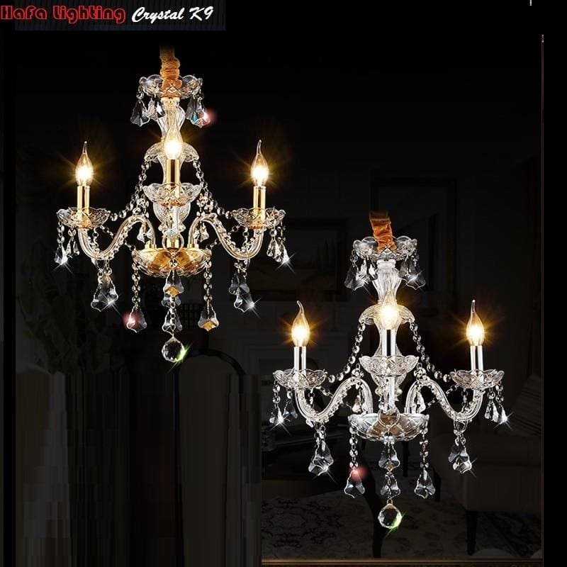 crystal chandelier lighting luxury fashion led