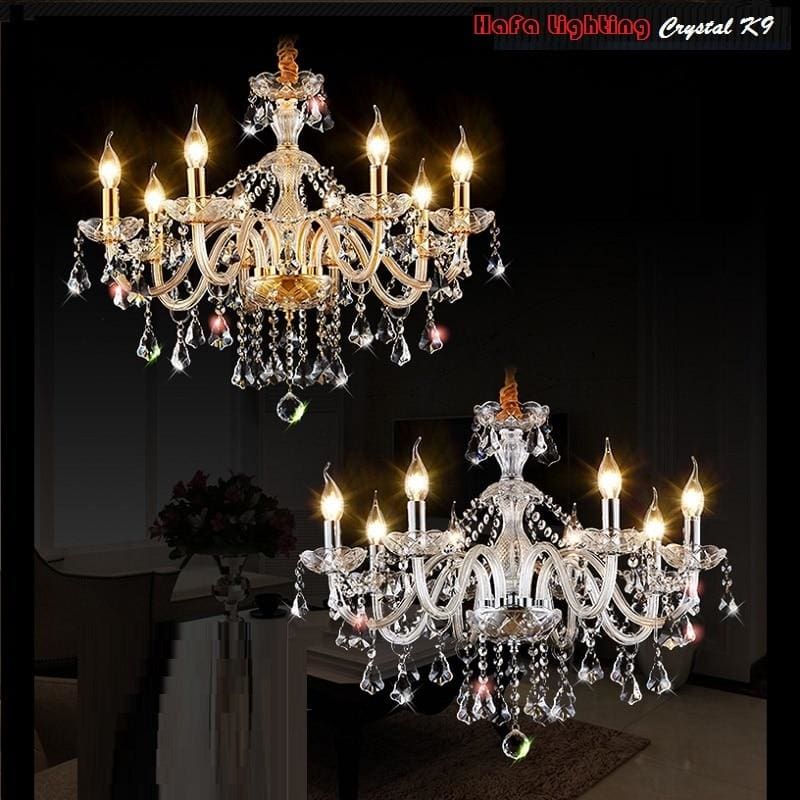 crystal chandelier lighting luxury fashion led