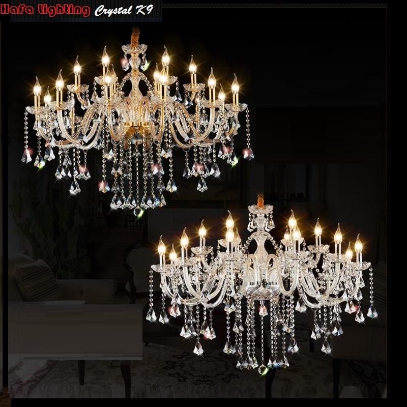 crystal chandelier lighting luxury fashion led