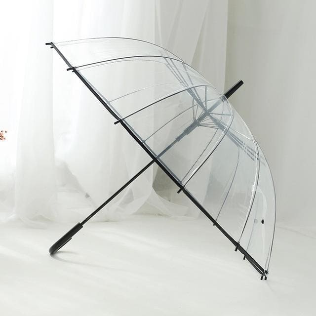 cute clear paraguas good quality transparent umbrella clear