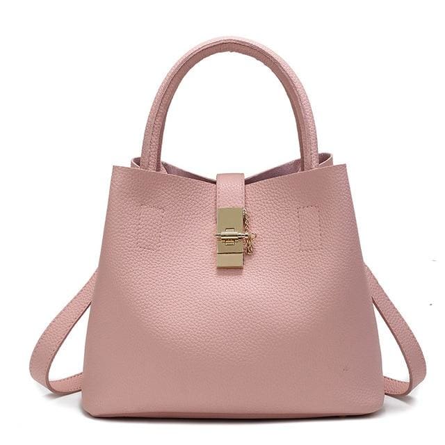 designer crossbody shoulder bag pink / 29cm