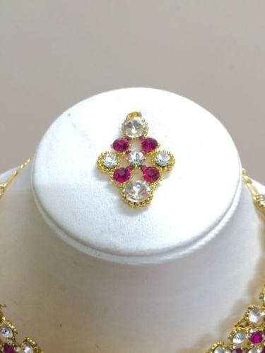 designer gold plated bridal fashion jewelry set
