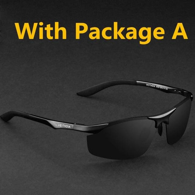 designer polarized sunglasses black frame