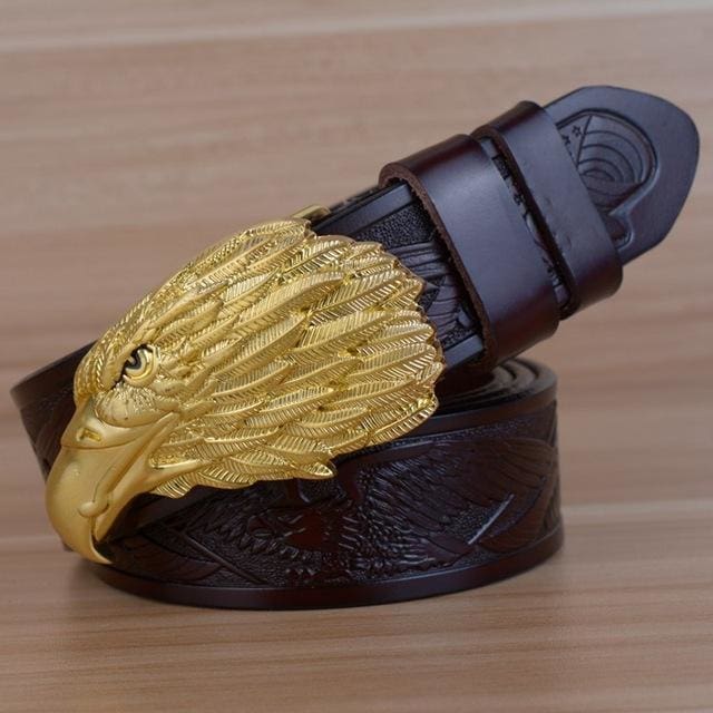 eagle designers luxury fashion vintage male strap brand genuine leather belt