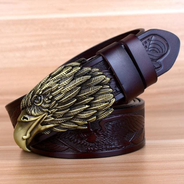 eagle designers luxury fashion vintage male strap brand genuine leather belt