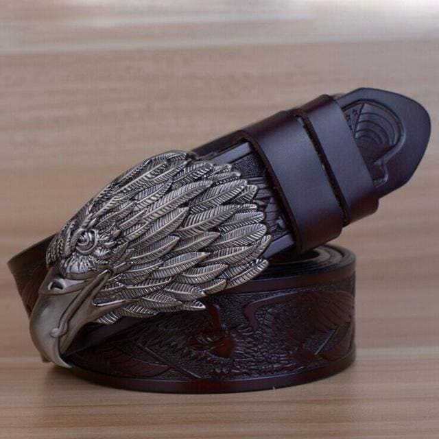 eagle designers luxury fashion vintage male strap brand genuine leather belt