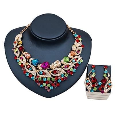 elegant beads women jewelry set multi