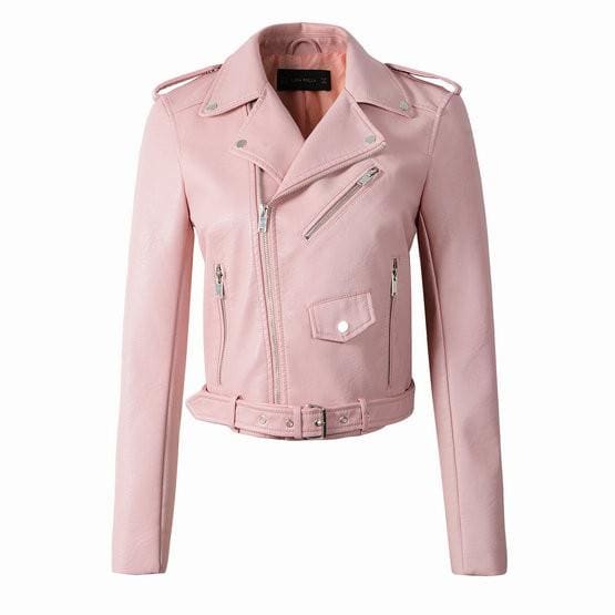 elegant faux leather jackets for women