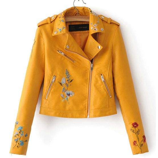 elegant faux leather jackets for women