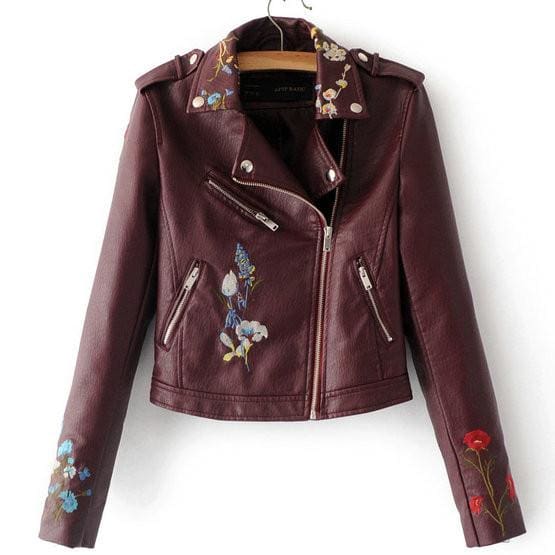 elegant faux leather jackets for women