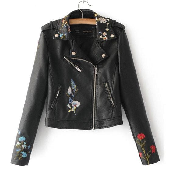 elegant faux leather jackets for women