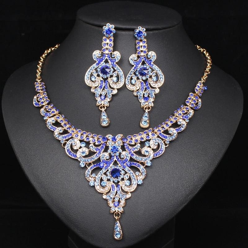 elegant indian bridal necklace and earrings sets