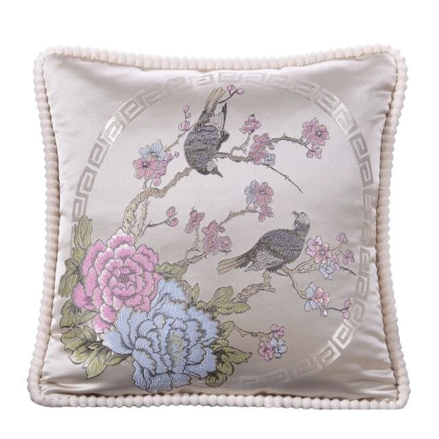 embroidery nordic covers jacquard plush cover for pillow 480mm*480mm / beige-xsms