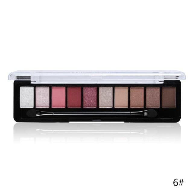 eyeshadow palette makeup glitter profissional matte color 06