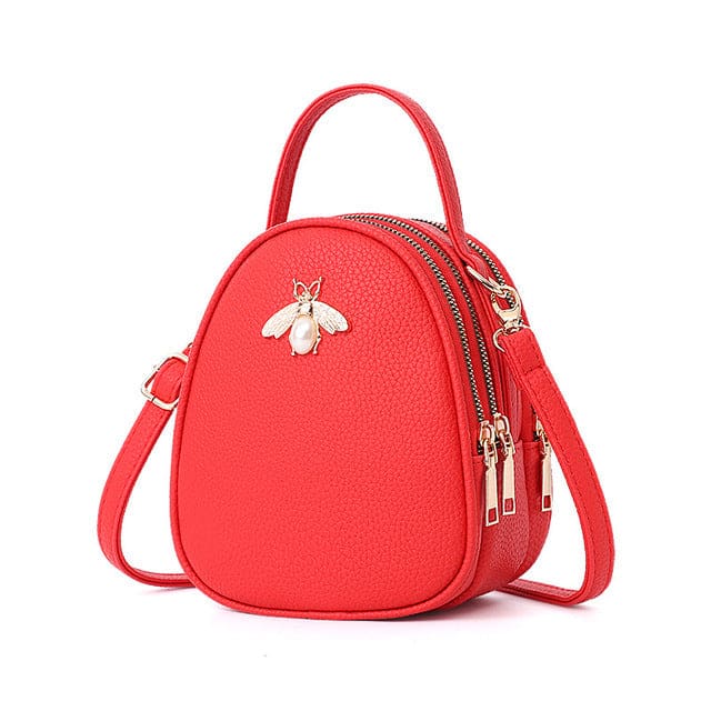 Fashion Bee Decoration Famous Brands Luxury Women Handbags Red HANDBAGS