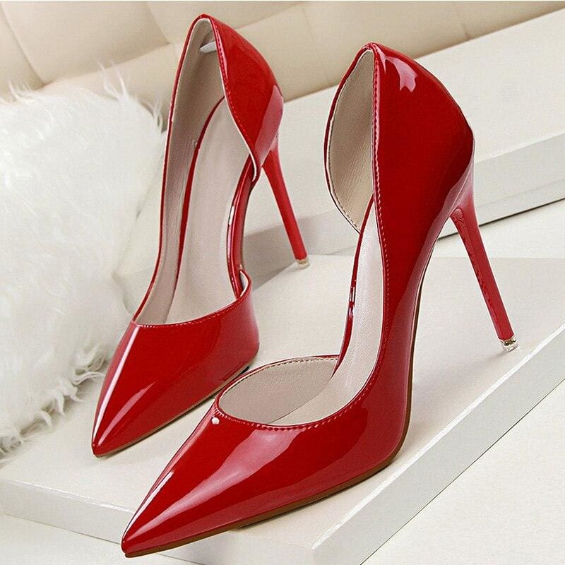 fashion pointed toe shallow women party heels