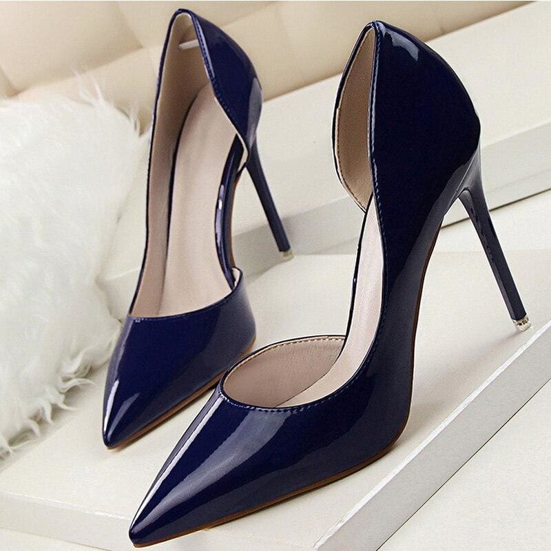 fashion pointed toe shallow women party heels