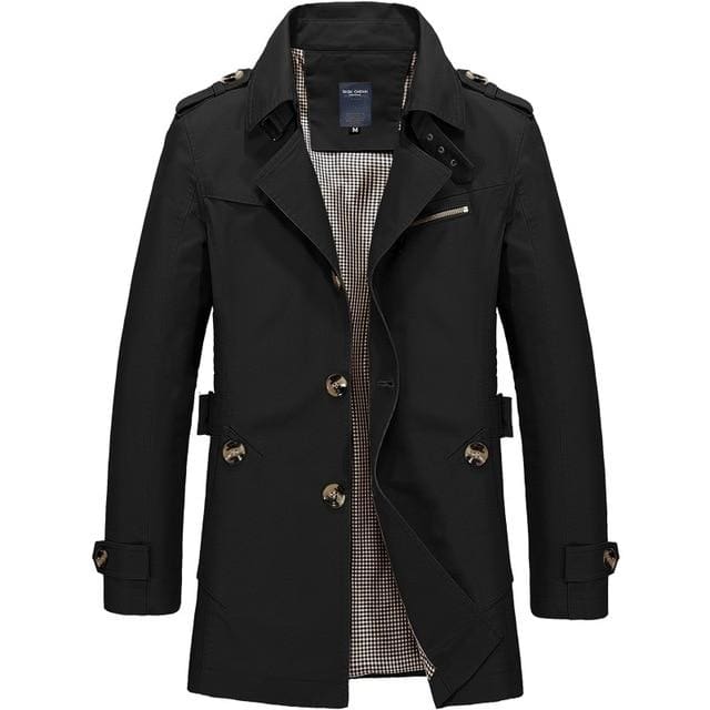 fashion trench coat for men