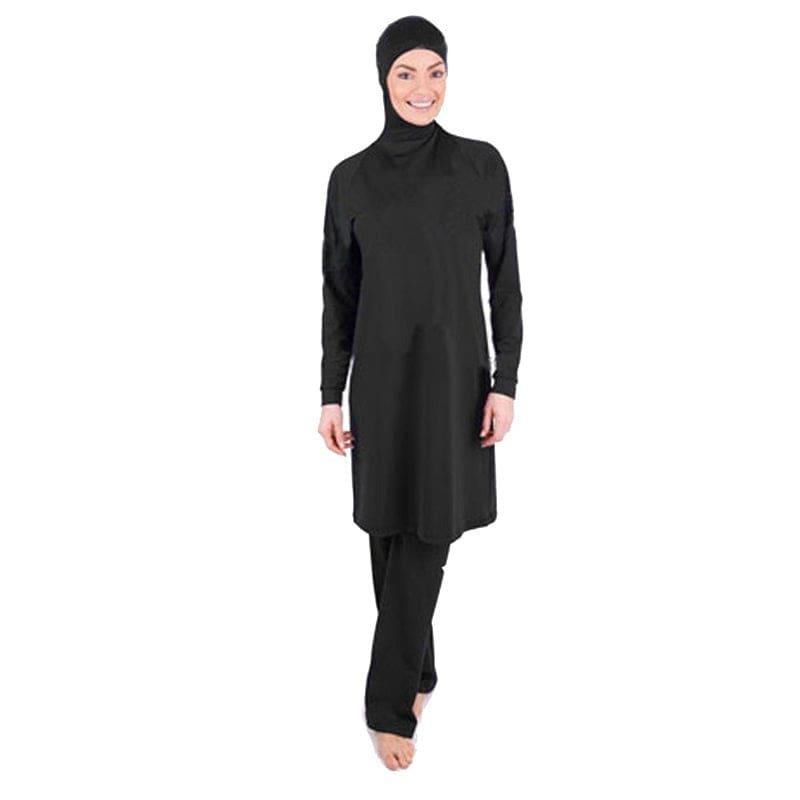 full coverage modest muslim swimwear islamic women swimsuit