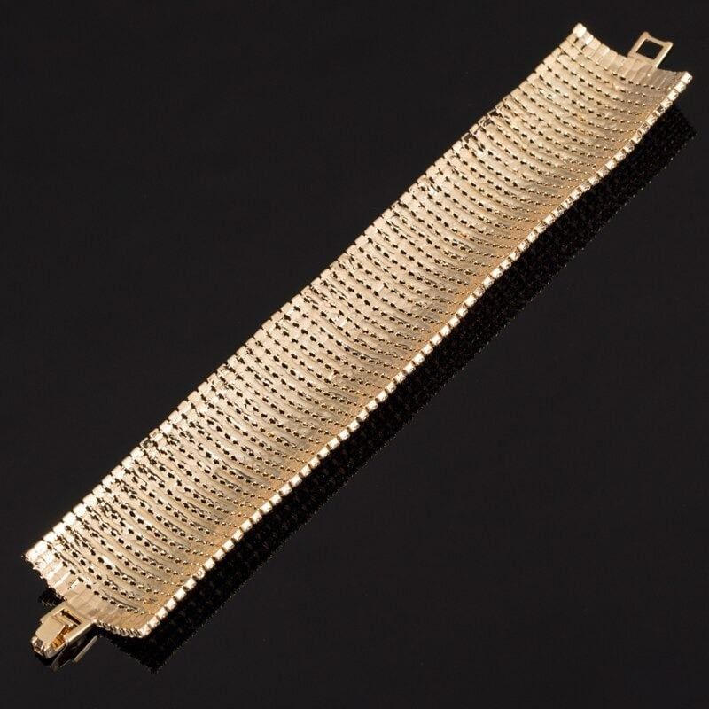 full rhinestone luxury classic crystal pave link bracelet