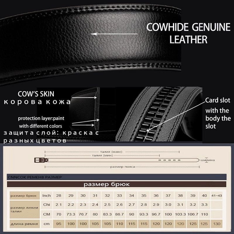 genuine leather luxury stone pattern high quality business automatic buckle belts