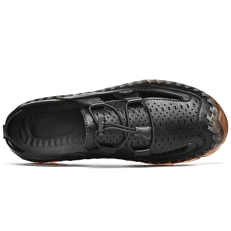 genuine leather non-slip summer outdoor beach sandals