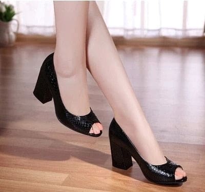 Genuine Leather Open Toe Summer Women High Heel 3 / 10 HIGH HEELS