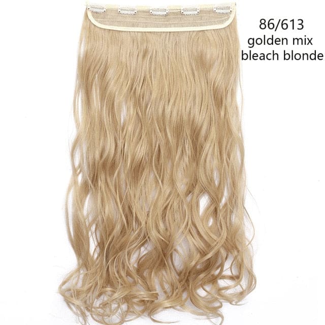 hairro synthetic 23inch long wavy clip in hair extension 86-613 / 23inches