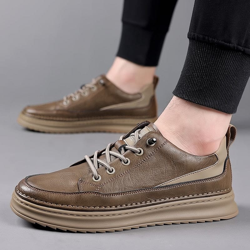 hand-stitched fashion trend casual sneakers