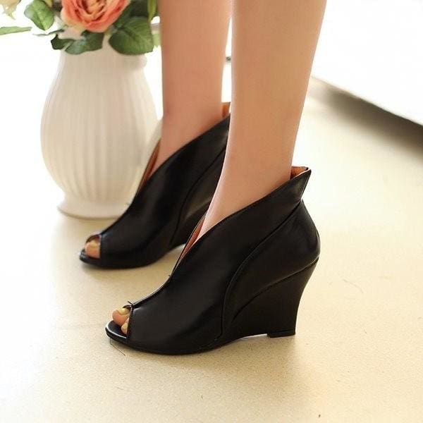 handmade rome sexy novelty peep toe pumps